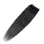 Virgin Hair Kinky Straight 4x4 5x5 6x6 7x7 Transparent Lace Closure